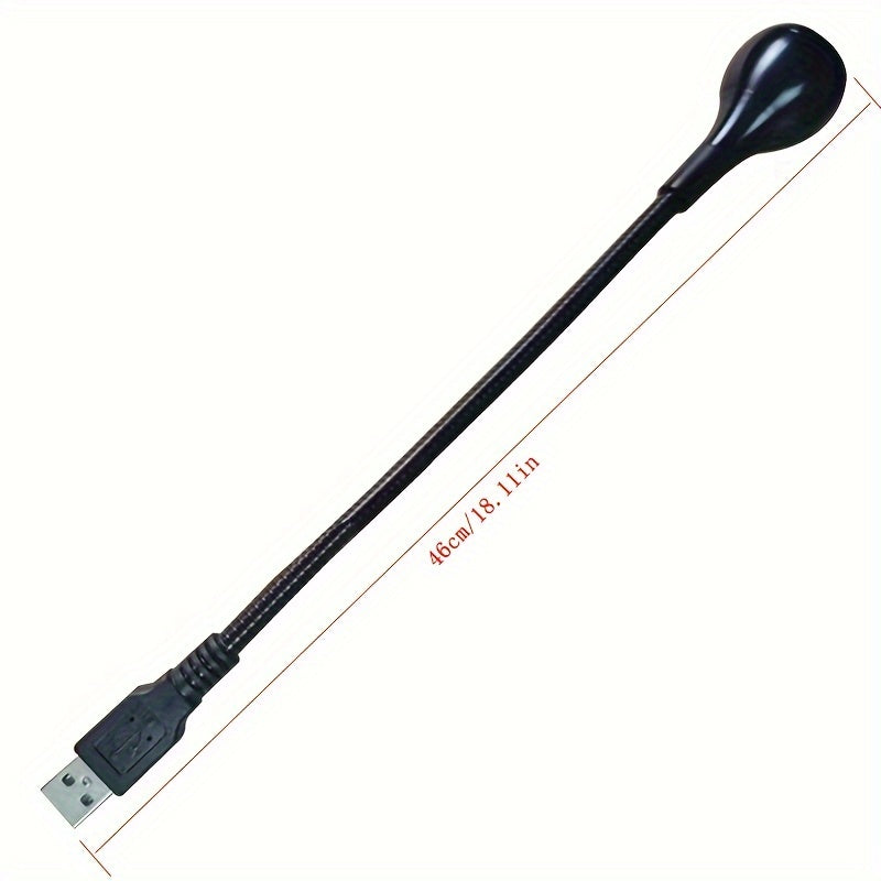 USB Powered UV Nail Lamp with Clip-On Flexible Metal Tube for DIY Gel Nails