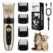 Electric Pet Hair Trimmer Rechargeable Battery Removable Blade for Dogs and Cats
