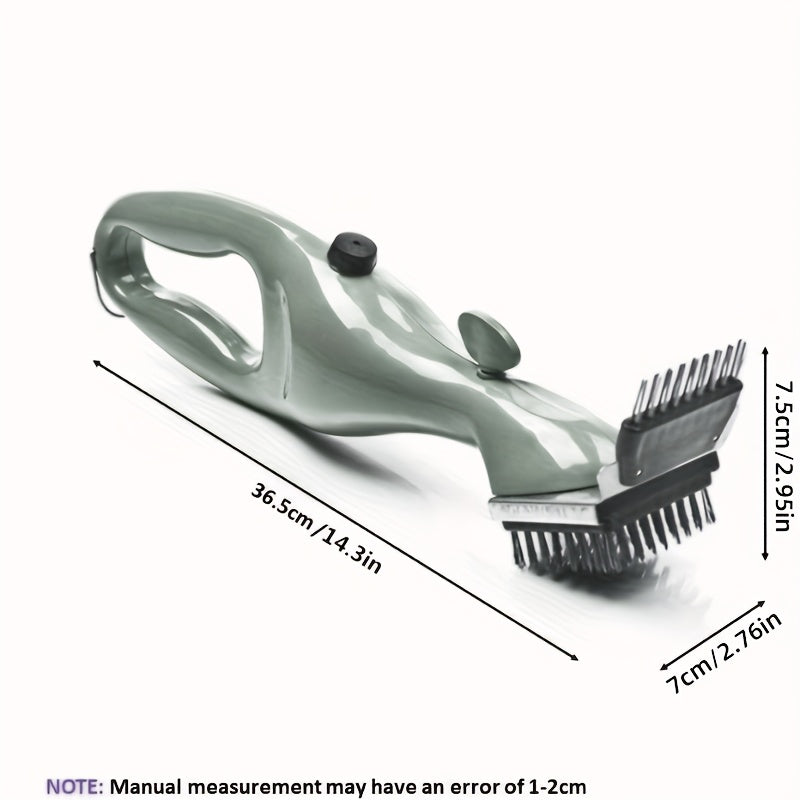 Quvvatli BBQ gril tozalash cho'tkasi bug' texnologiyasi bilan - oshxona va pishirish asboblari uchun ishonchli, ekologik toza yechim