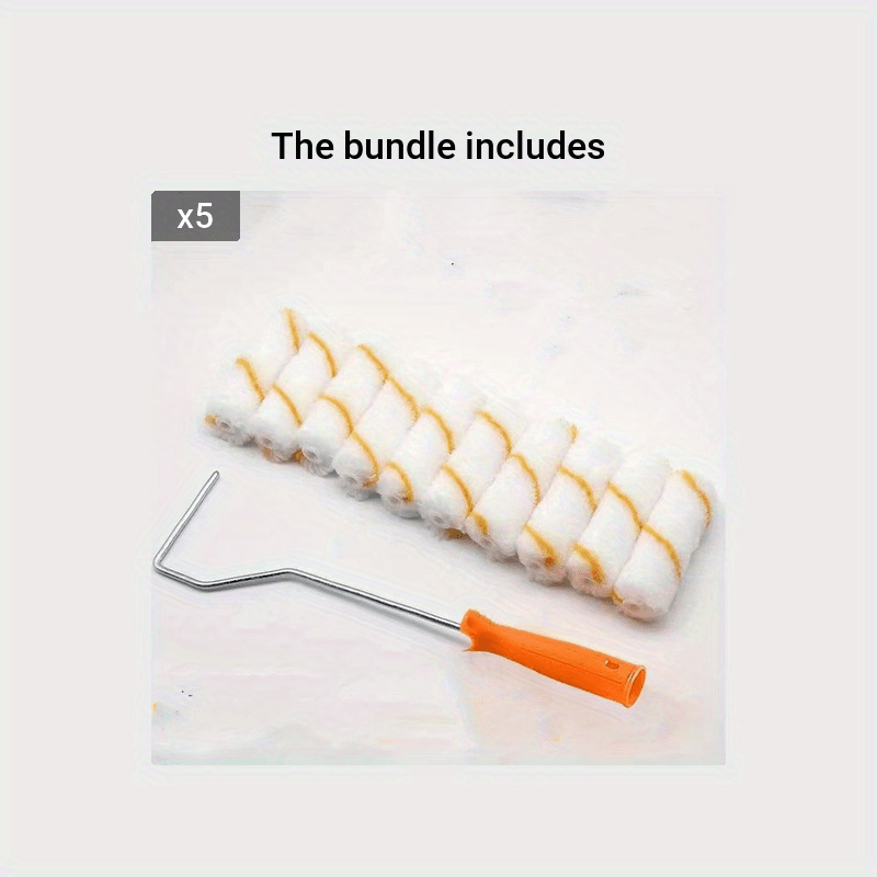 11 dona bo'yoq rulosi to'plami, qoplamalar bilan, devorlar uchun, 10.16 sm, Tijorat maqsadlarida