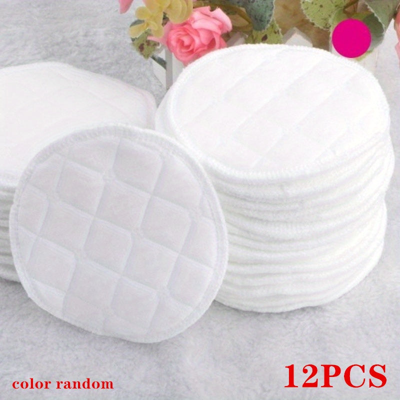 Leak-Proof Washable Nursing Pads for Breastfeeding Ultra Soft Reusable 10cm Pack of 6 or 12