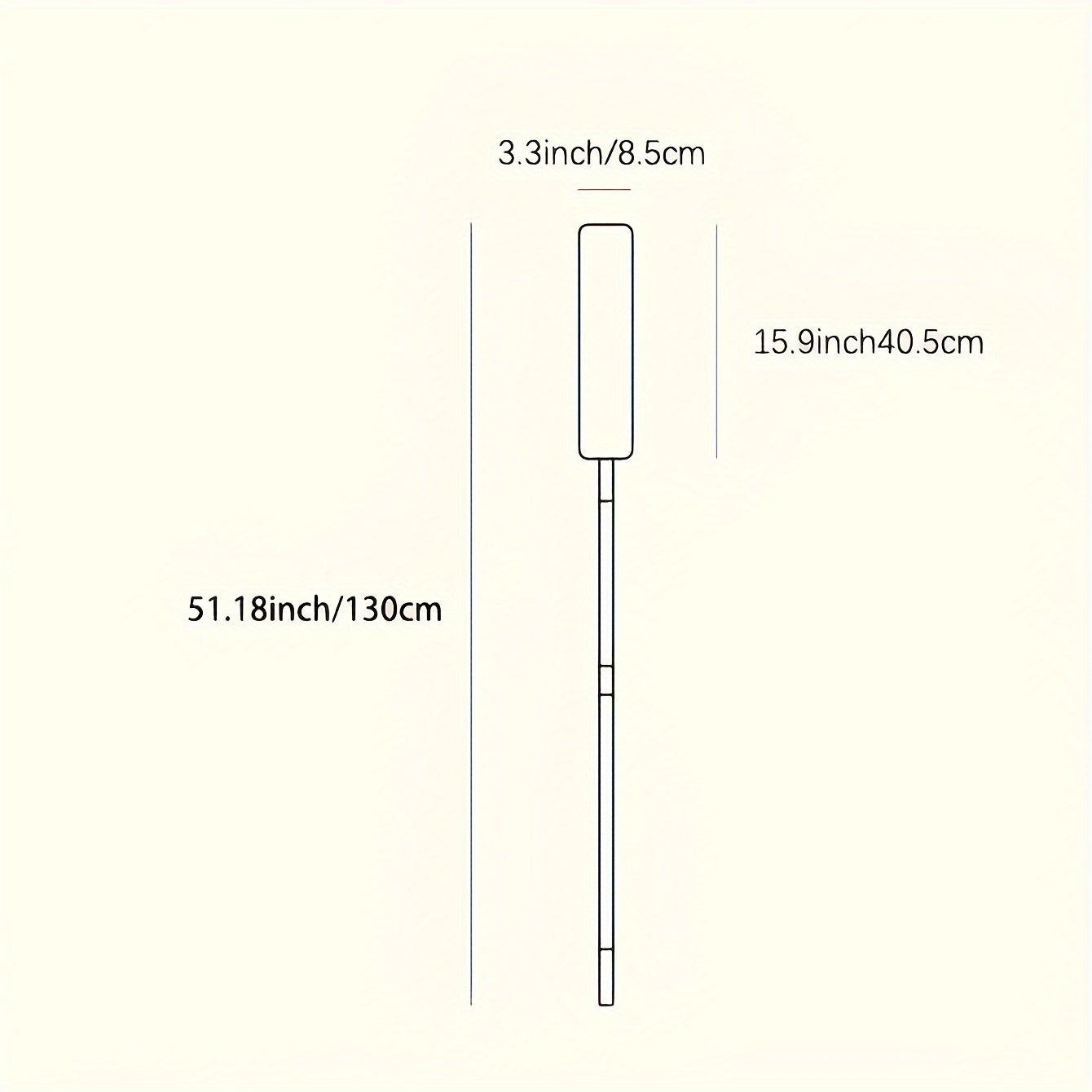 Телескопическая щетка для пыли с рукояткой из нержавеющей стали и моющейся щеткой для узких пространств