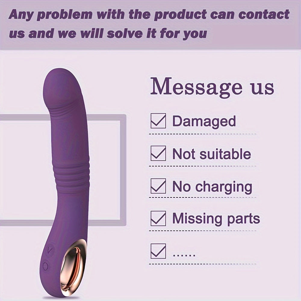 Adult Silicone Rechargeable Dual Vibration Toy for Women and Couples