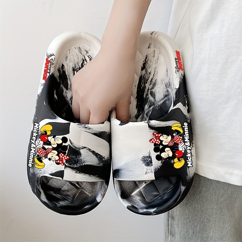 Women's Camouflage Soft Indoor Outdoor Slip-On Slippers with Non-Slip Soles