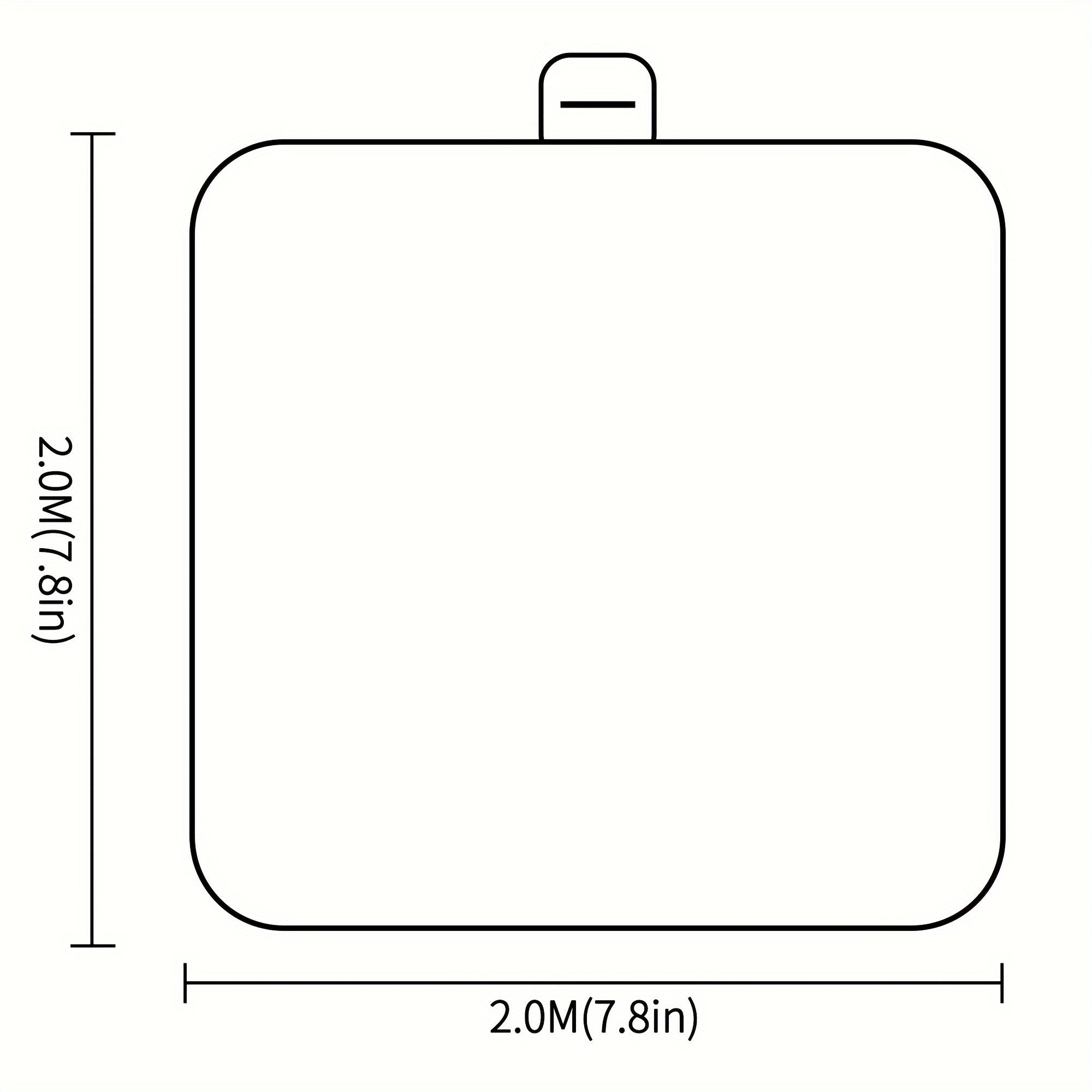 Детский игровой коврик - размер 2x2 м, нескользящий, водонепроницаемый и складной для безопасного ползания и игры
