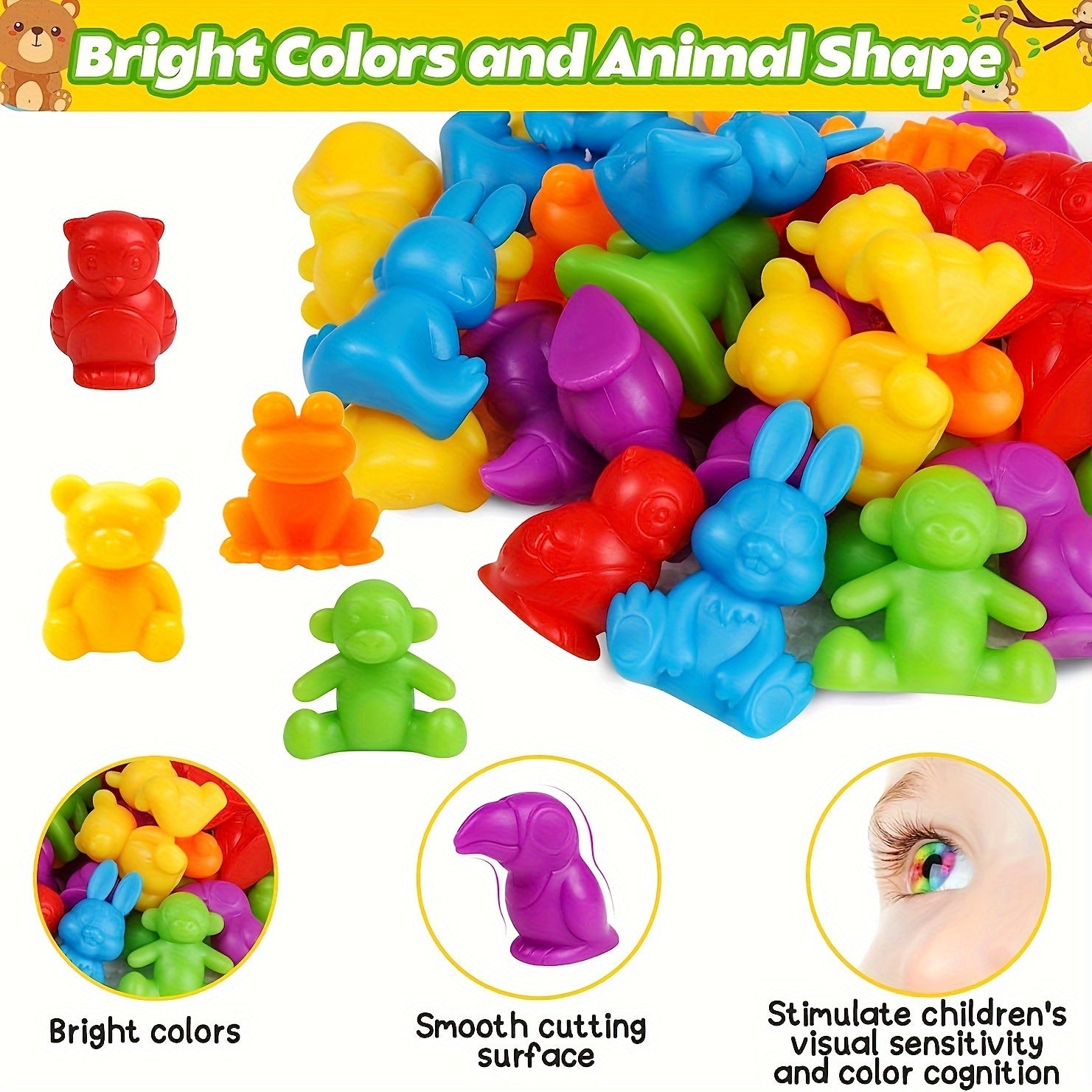 Bolalar uchun ta'limiy o'yinchoq to'plami 1 dona STEM hisoblash moslashtirish sarflari plastmassa