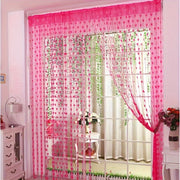 Pink Heart Tassel Door Curtain for Weddings and Home Decor