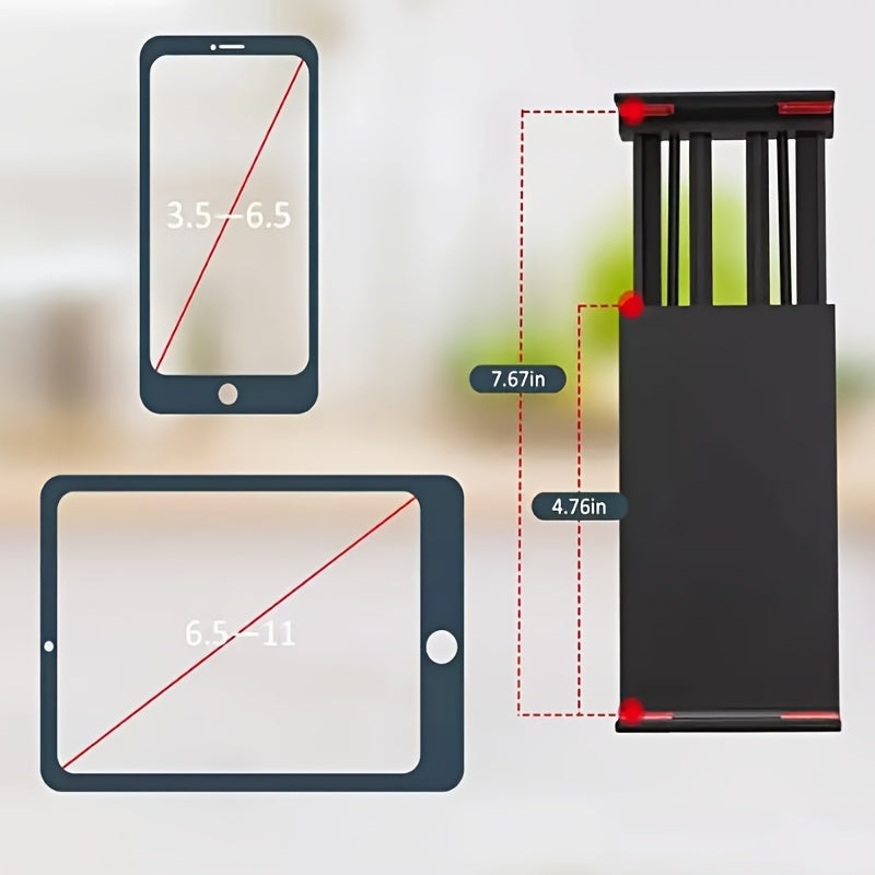 Adjustable Bedside Phone and Tablet Holder Wall Mount ABS Gooseneck