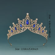 Girls Gold Tiara Hair Accessory for Birthday Celebration