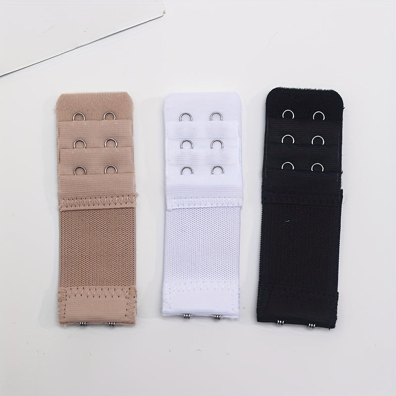 Women's Bra Strap Extenders 3 Pack Comfortable Adjustable Lingerie Accessories