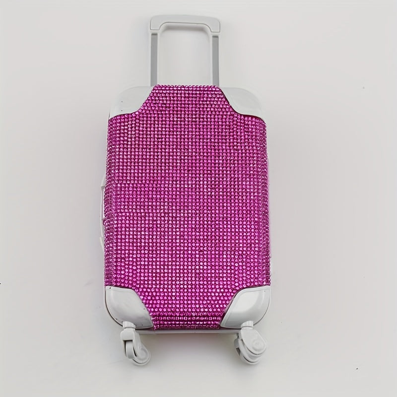 Plastic Jewelry Storage Box Mini Suitcase Organizer for Accessories Shoes Watches