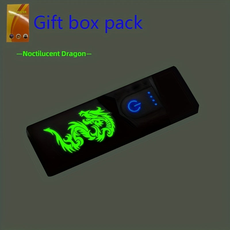 Rechargeable Windproof Electric Lighter Portable Touch-Sensing Tungsten Flameless