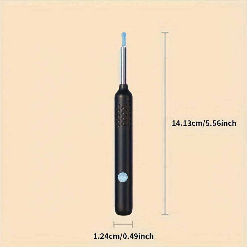 Rechargeable Ear Wax Remover with Camera and 7-Piece Ear Pick Set for Adults