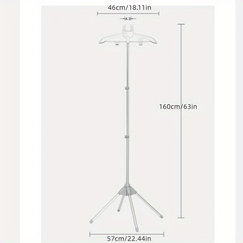 Soporte portátil para vaporizador de ropa de aluminio, plegable, sin necesidad de electricidad para accesorios de plancha