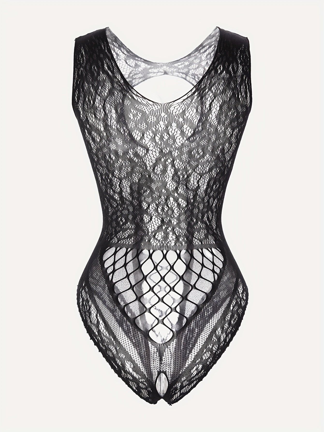 Women Fishnet Socks Bodysuit Lingerie for Nightclubs and Internet Celebrities