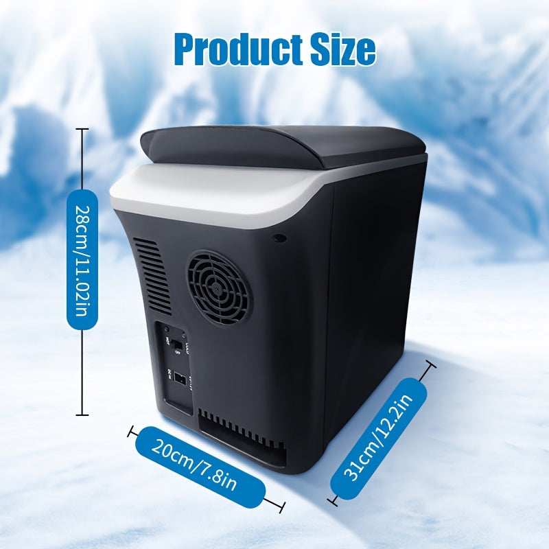 Мини-холодильник для автомобиля 3 галлона, портативный охладитель и нагреватель для использования на открытом воздухе