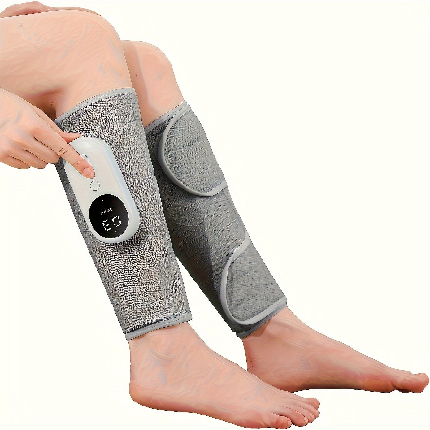 Wireless Air Compression Leg Massager with Heat and 3 Intensity Levels