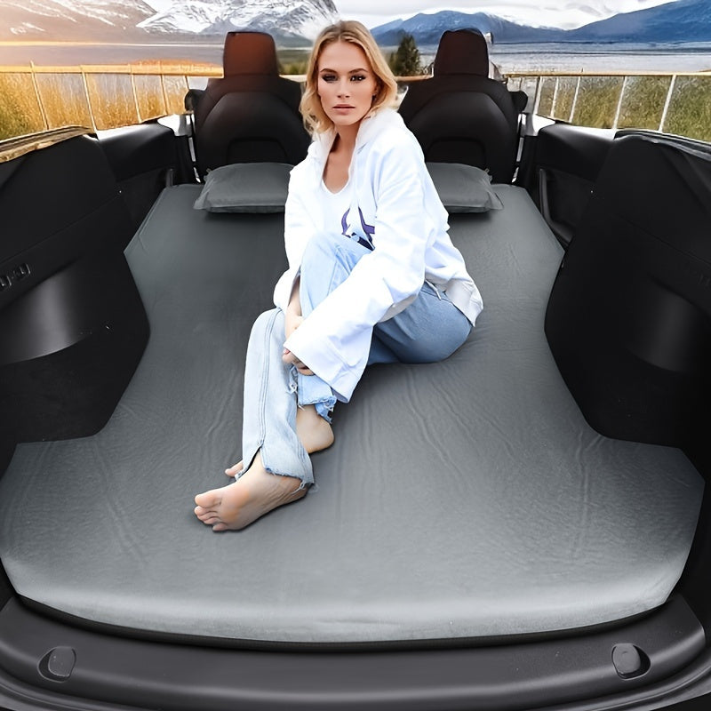 Inflatable Car Bed for SUV Portable Air Mattress Camping Tent Sleeping Pad