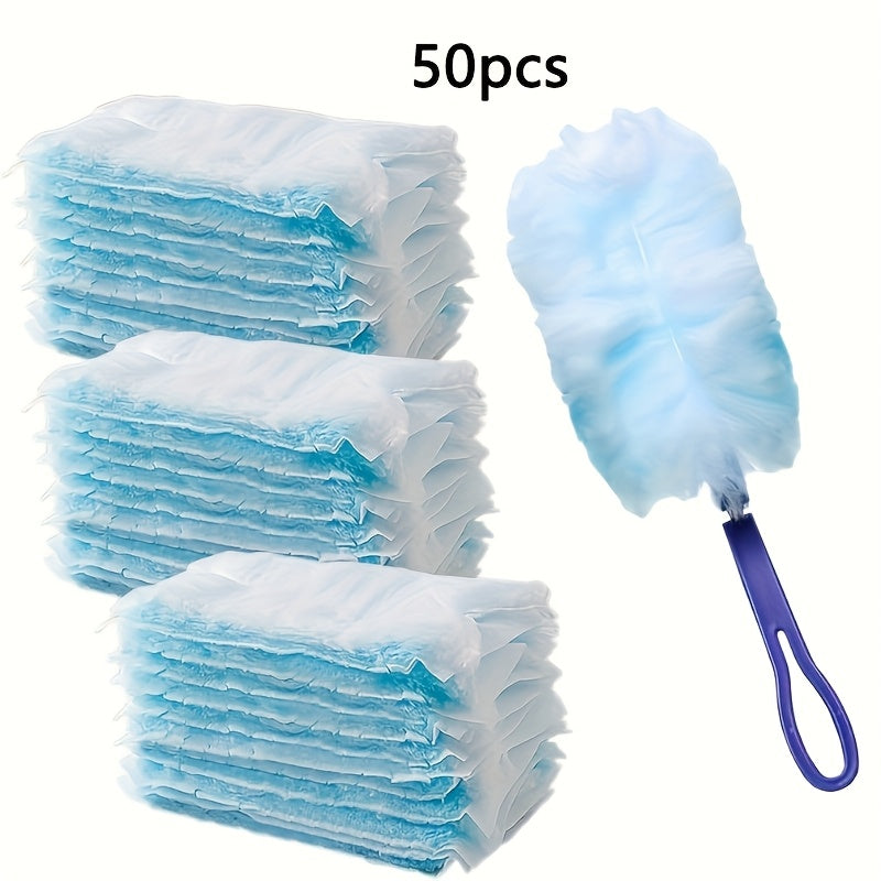 Elektrostatik chang olib tashlash cho'tkasi boshlariga mo'ljallangan polyester to'ldiruvchilar. 10 dona yoki 50 dona to'plamlarda mavjud. Kir yuvish xonalari, mebellar, avtomobillar, klaviaturalar va tozalash mahsulotlari uchun mos keladi. Qilmaydi