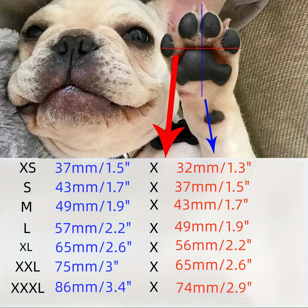 Soft Rubber Dog Shoes for Outdoor Comfort Small to Extra Large