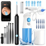 Wireless Earwax Removal Tool with Camera Light and Silicone Attachments for Safe Ear Cleaning