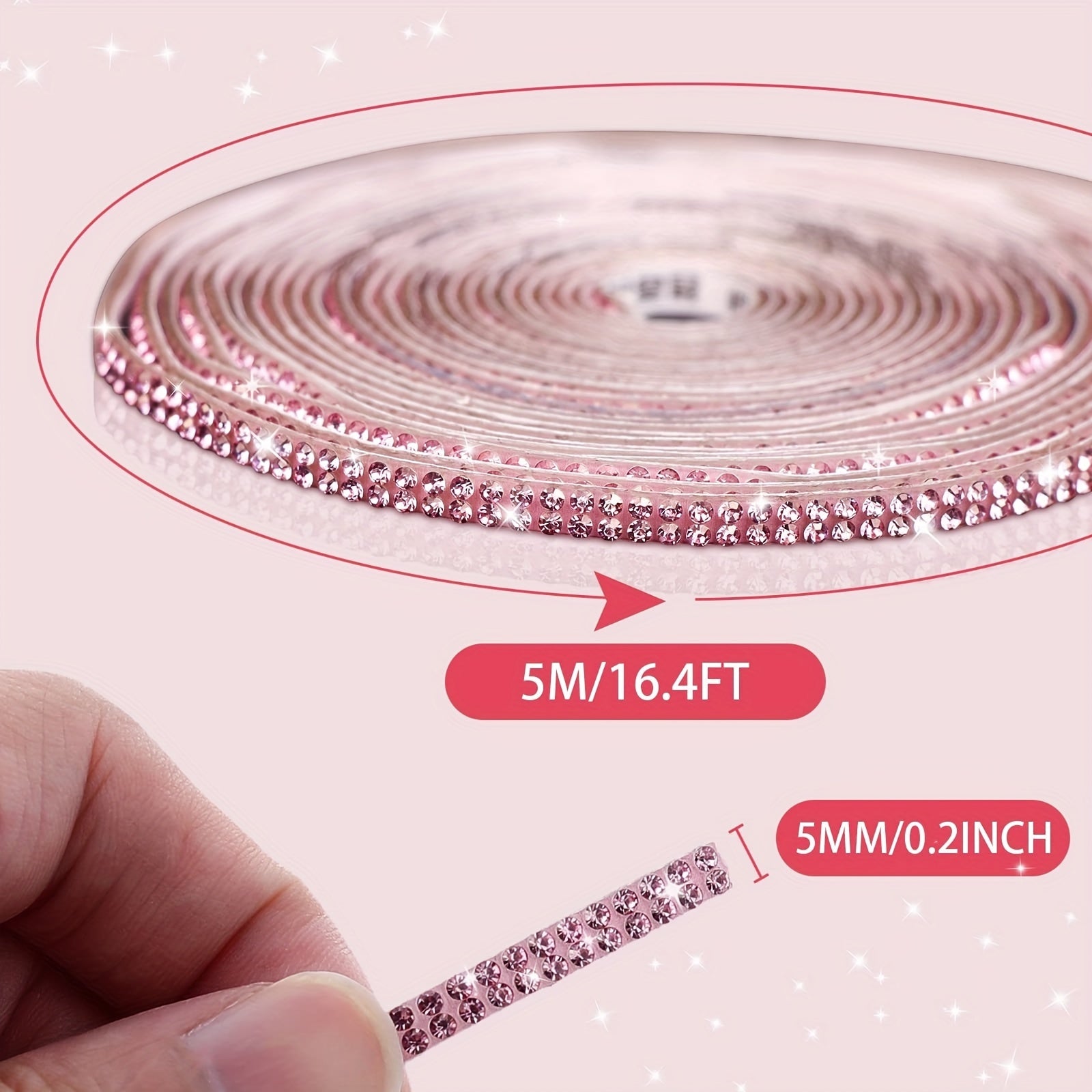 Ayollar uchun rhinestone bling avtomobil bo'lagi stikerlari o'z-o'zidan yopishadigan panel dekoratsiyasi