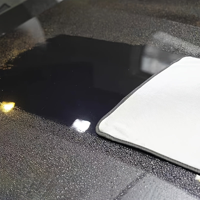 Микрофибровое полотенце для сушки автомобиля без краев, быстрое высыхание, впитывающее, легкое