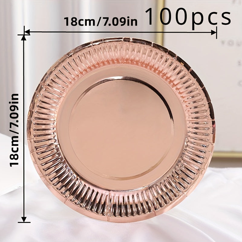 High-Quality Paper Plates for Birthday Cakes Baking Dishes and Parties