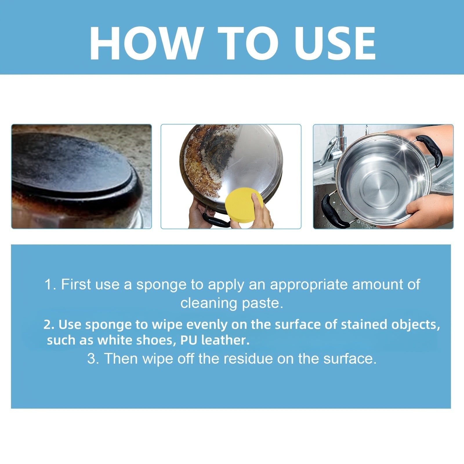 Pasta metálica multiusos para eliminar óxido en cocinas y campanas extractoras