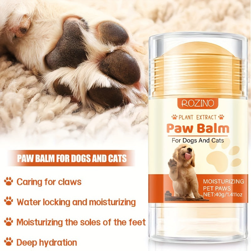 Pet Paw Balm for Dogs and Cats Hydrating Moisturizer 40g
