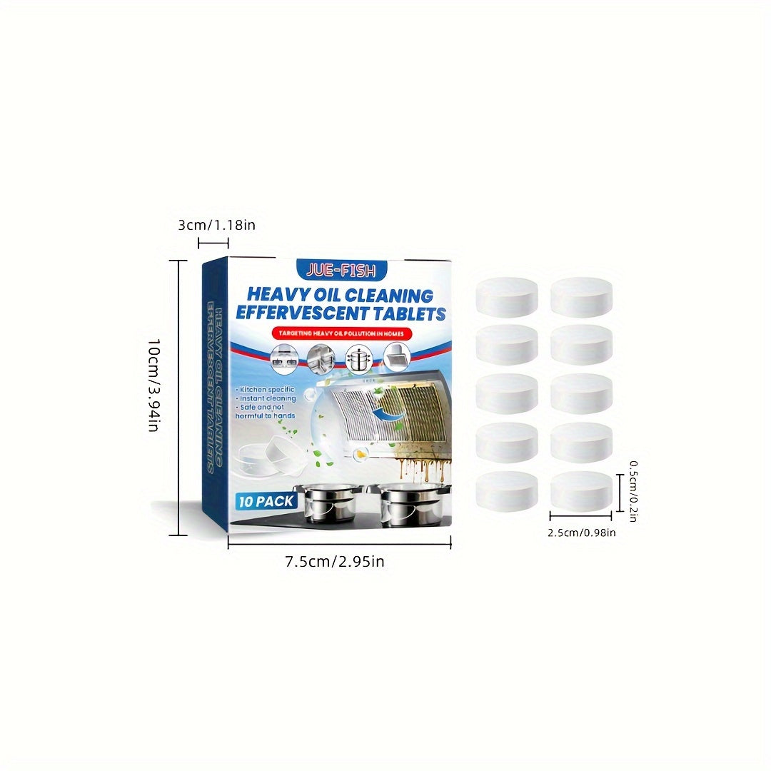 Multi-Purpose Kitchen Cleaning Tablets Heavy Duty Oven Grill Stove Cleaner