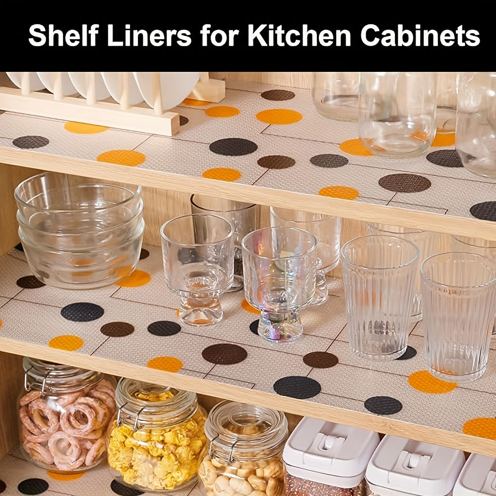 Durable EVA Shelf Liners for Kitchen Cabinets and Drawers Non-Adhesive Washable