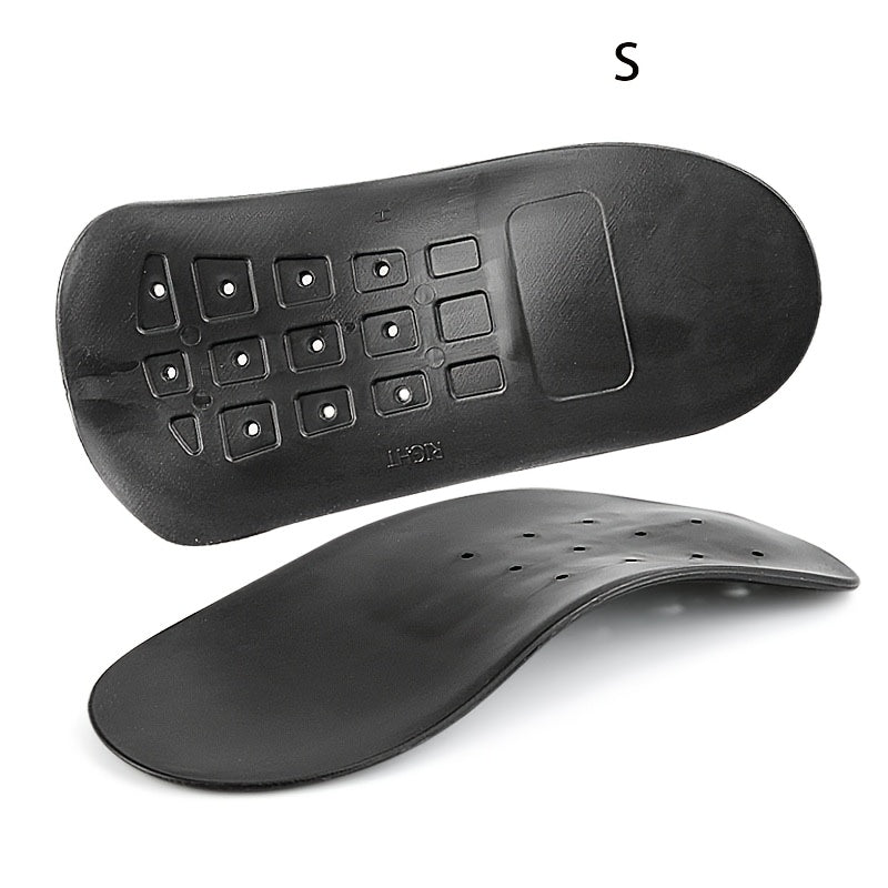 Black Arch Support Insoles for Men and Women Comfort Footbed Inserts