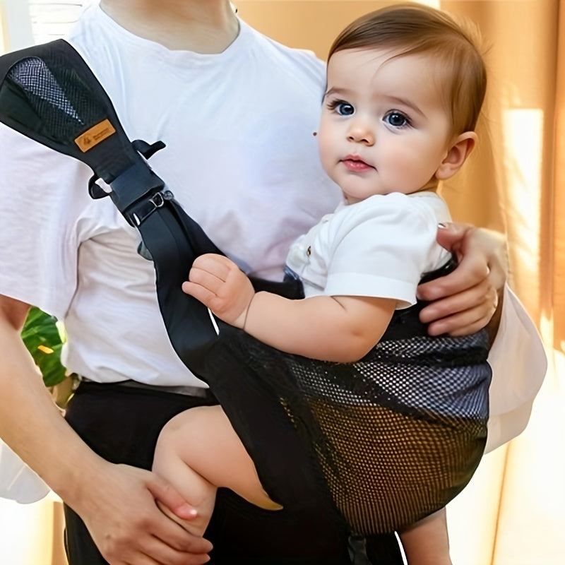 Mesh Baby Carrier Lightweight Front-Facing Sling for Travel and Mobility