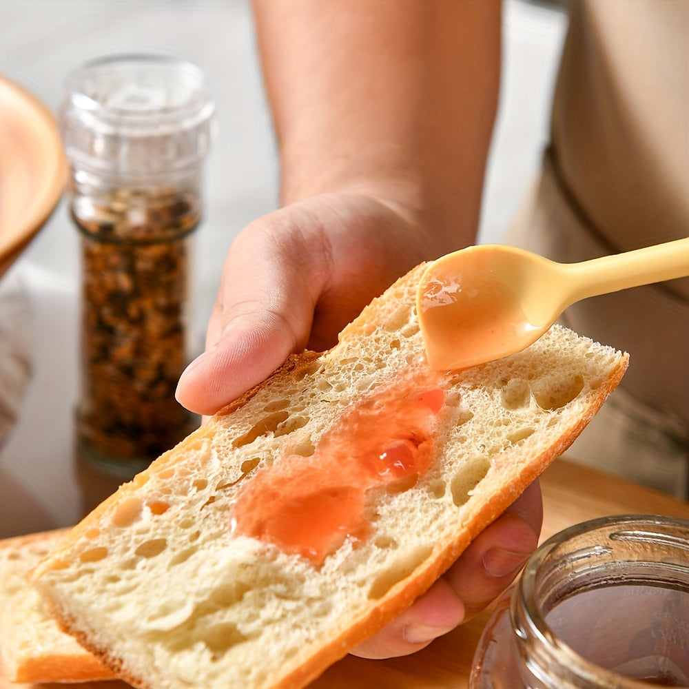 Stainless Steel Dual-Purpose Jam Scraper Spoon Kitchen Utensil