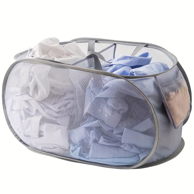 Laundry Bag with 2/3 Compartments for Adults and Children Durable Foldable Storage