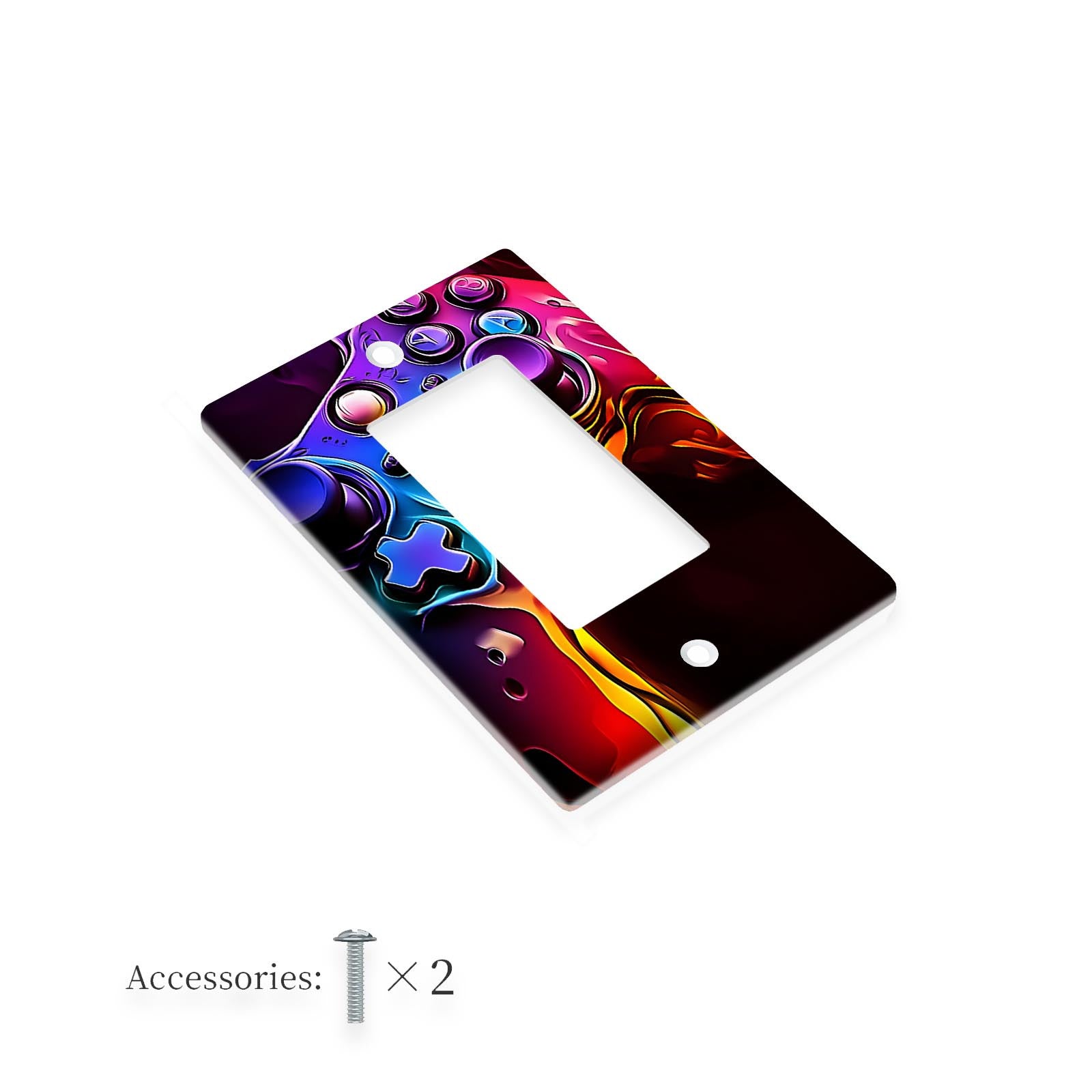 Unbreakable Polycarbonate Light Switch Cover for 1-Gang and 2-Gang Switches