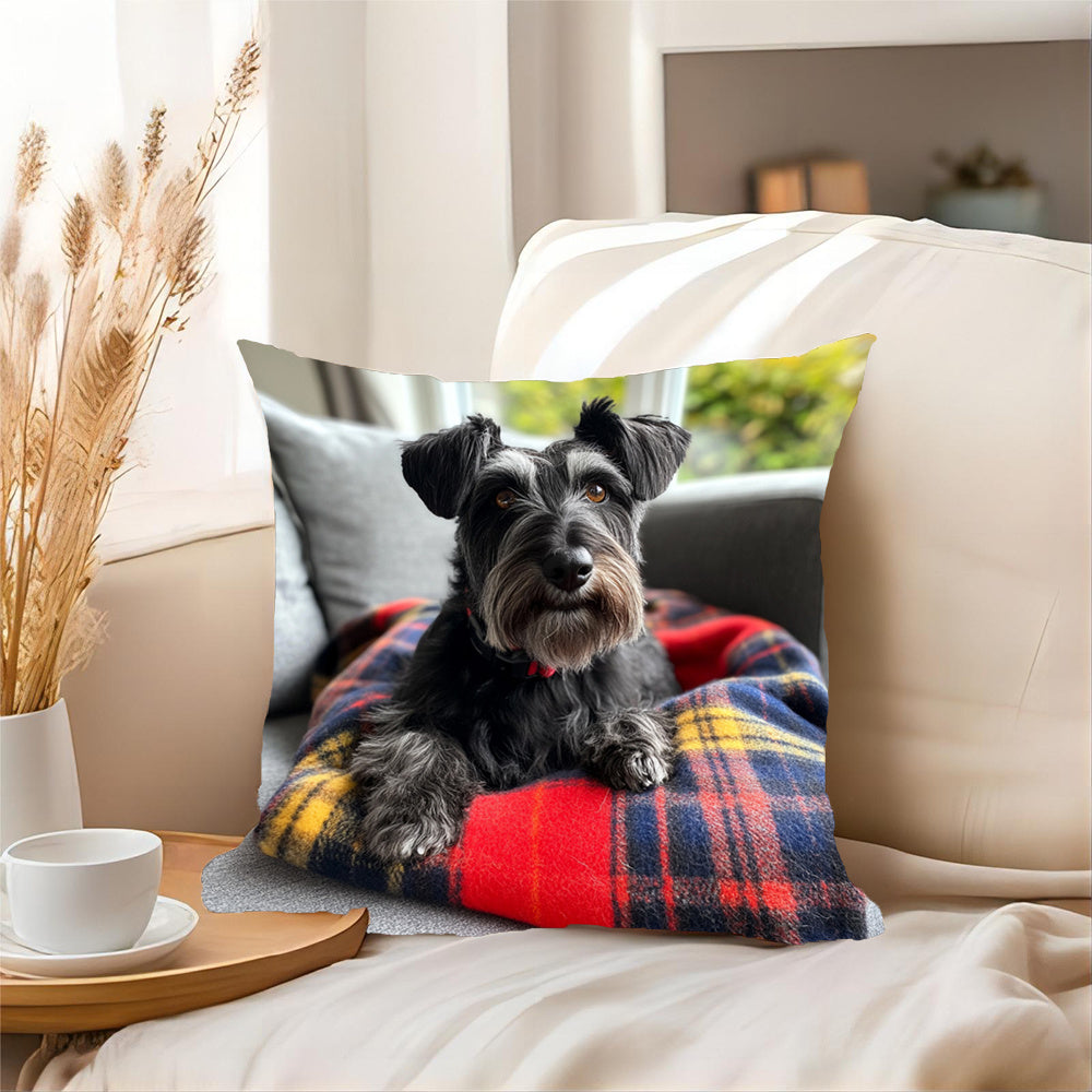 Soft Polyester Pet Blanket Tartan Cozy 45.72x45.72 cm for Sofa and Bed