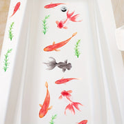 Chinese-Style Fish Bathtub Decals Non-Slip Bathroom Safety Stickers Set of 6