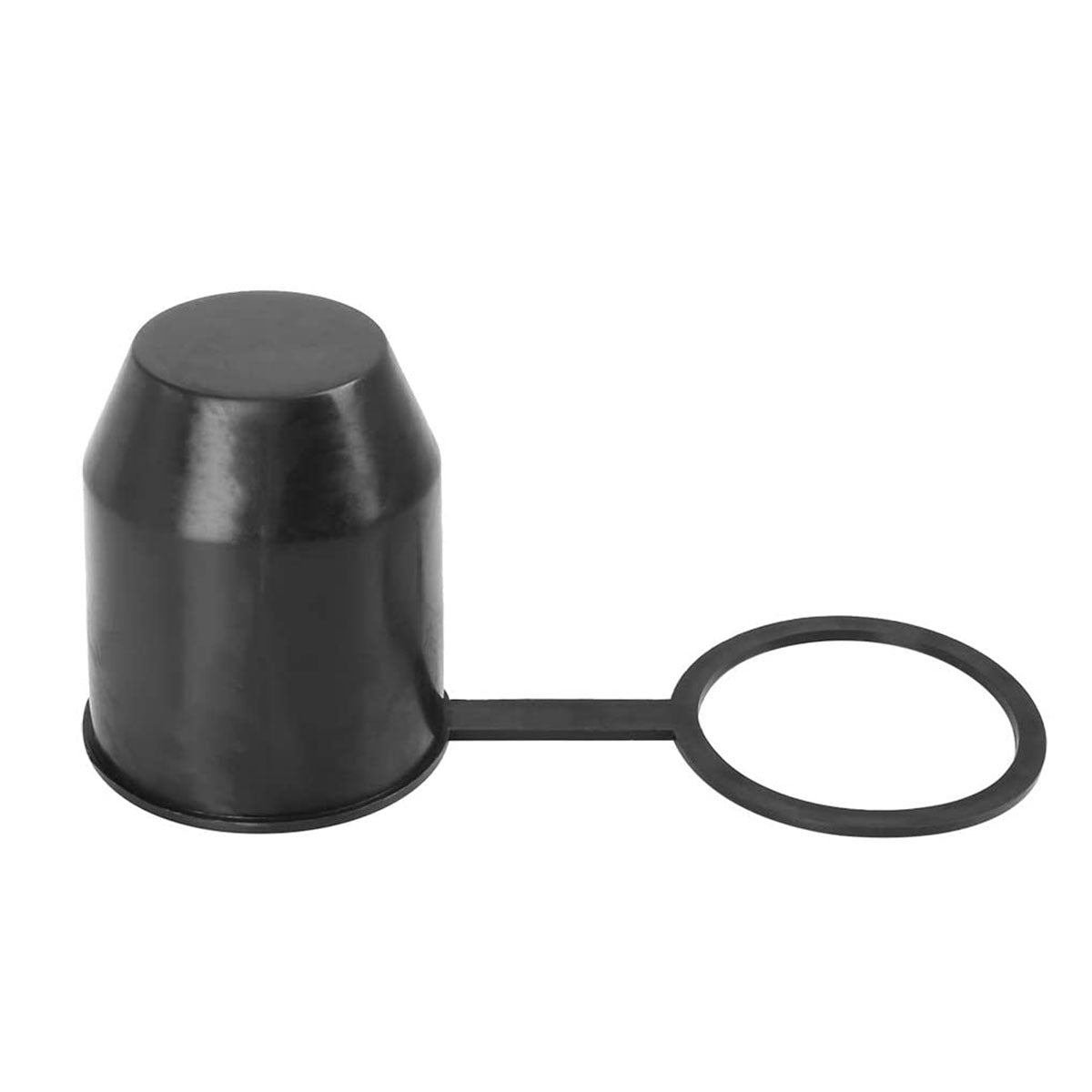 Cubierta de bola de barra de remolque de 5.0cm para remolques de RV, negro, plástico ABS, tapa duradera