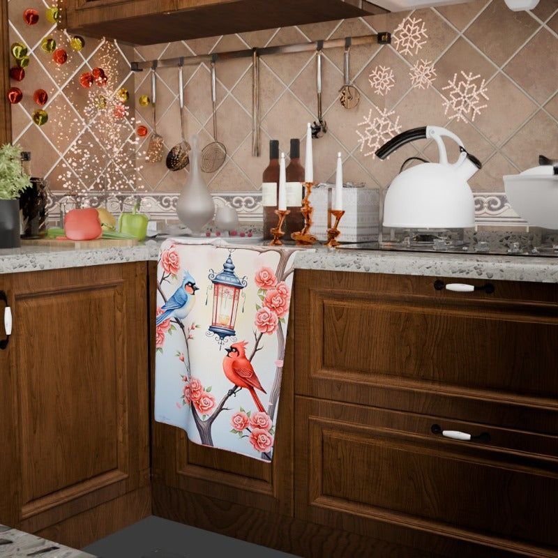 Soft Luxurious Christmas Towel 18x66cm Winter Holiday Decor