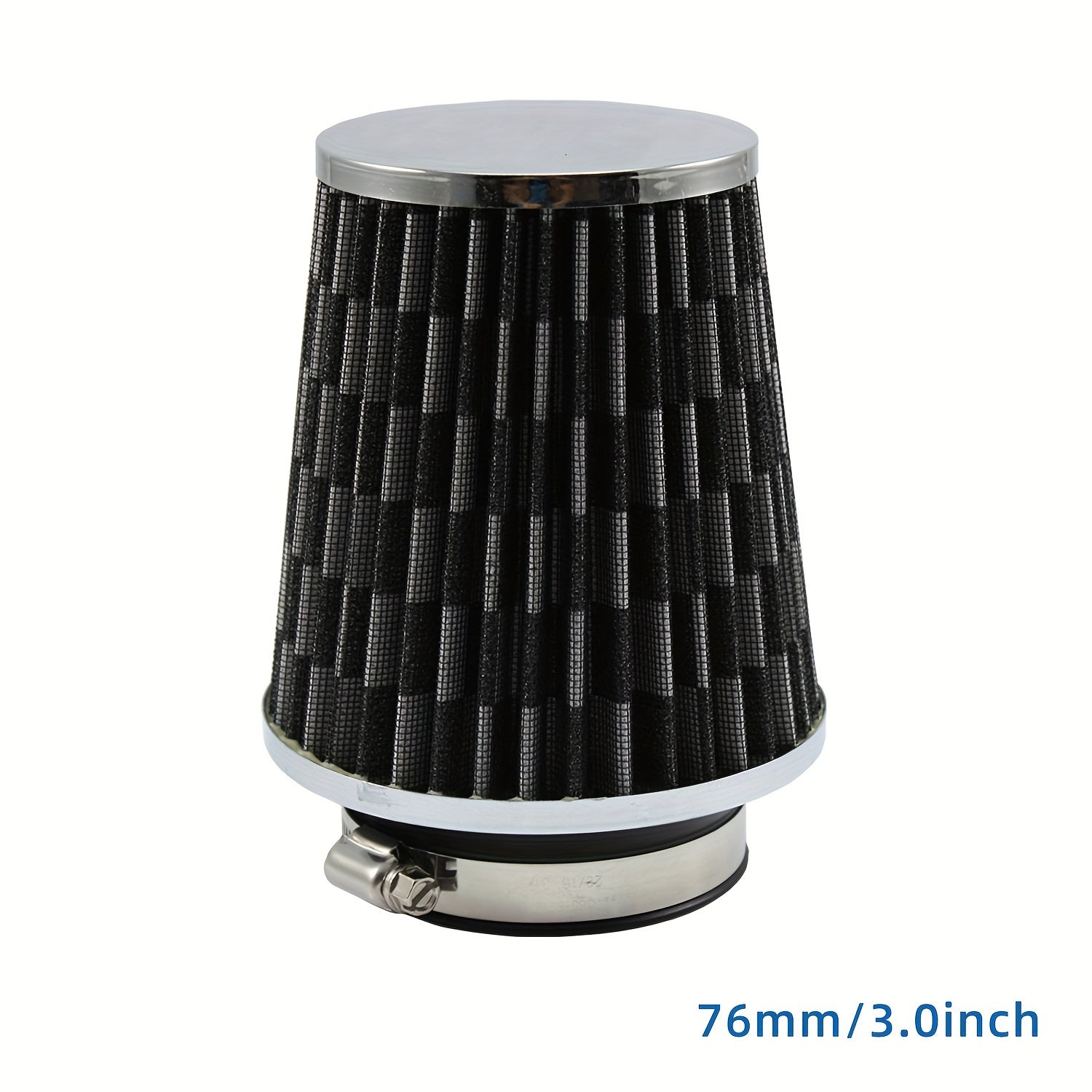 Universal 3-Inch Cold Air Intake Filter for Car Engine High Flow