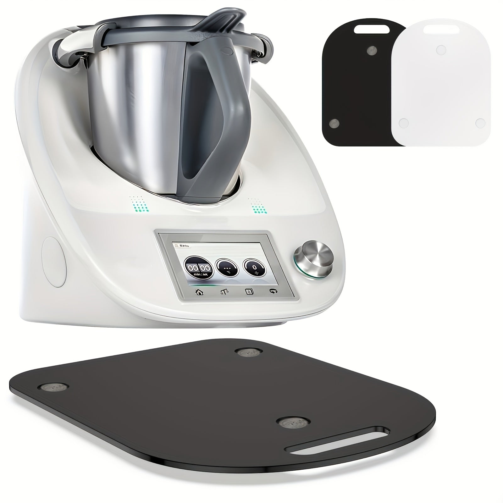 Oshxona texnikasi uchun akril slayd pad, osongina ko'chirish uchun tormoqsiz rezina oyoqlar