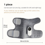 Cordless USB Rechargeable Air Compression Leg Massager with Heat and 3 Intensity Levels