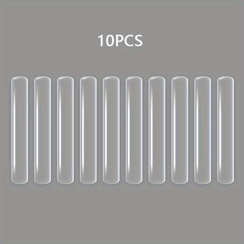 10 ta shaffof eshik anti-tolqin padlari, silikonga yopishqoq lentalar, 6.3cm x 0.99cm, uy uchun