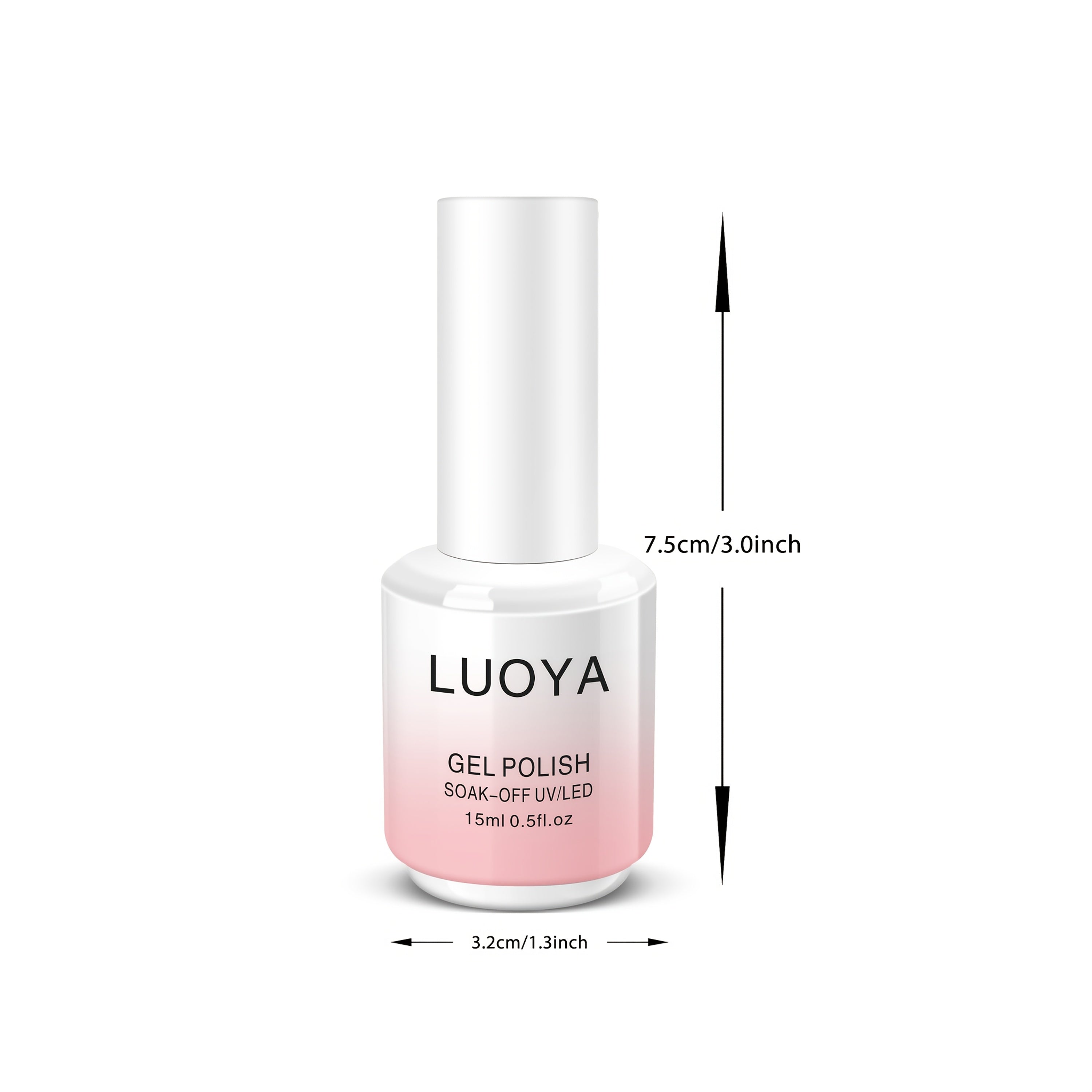 Gel Nail Polish 15ml Solid Gel Soak Off for Nails Spring Summer Pink Purple Green