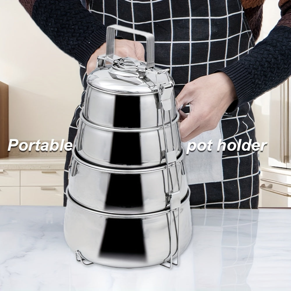 210 stainless steel dan tayyorlangan katta sig'imli ovqat isitish lunch box, talabalar va ofis ishchilari uchun. Portativ va zaryadsiz, batareyaga ehtiyoj yo'q.