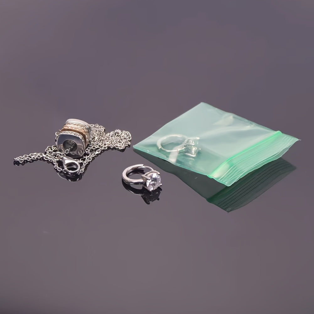 100 штук маленьких многоразовых самозапирающихся мешков для хранения 4x4.5см для ключей, таблеток