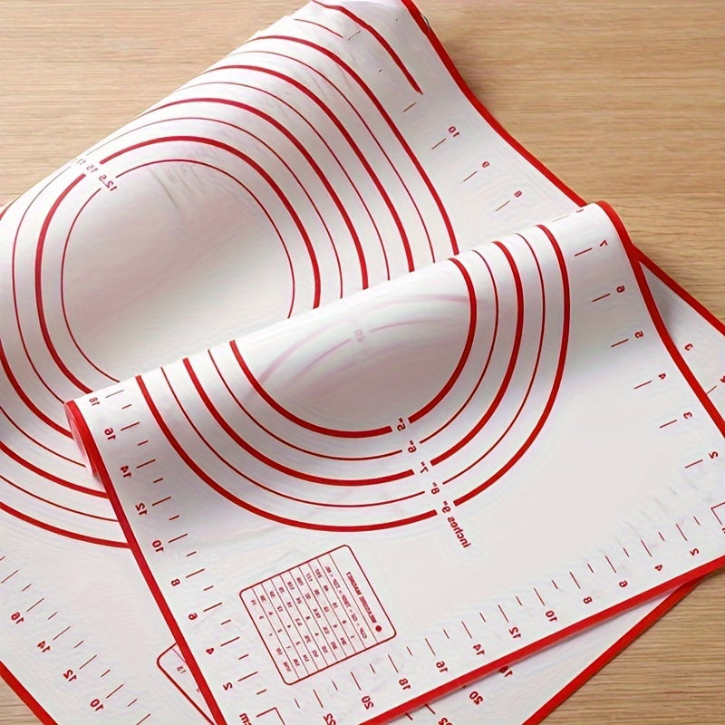 Non-Stick Silicone Pastry Mat for Baking and Dough Rolling, Extra-Large 60cm x 40cm