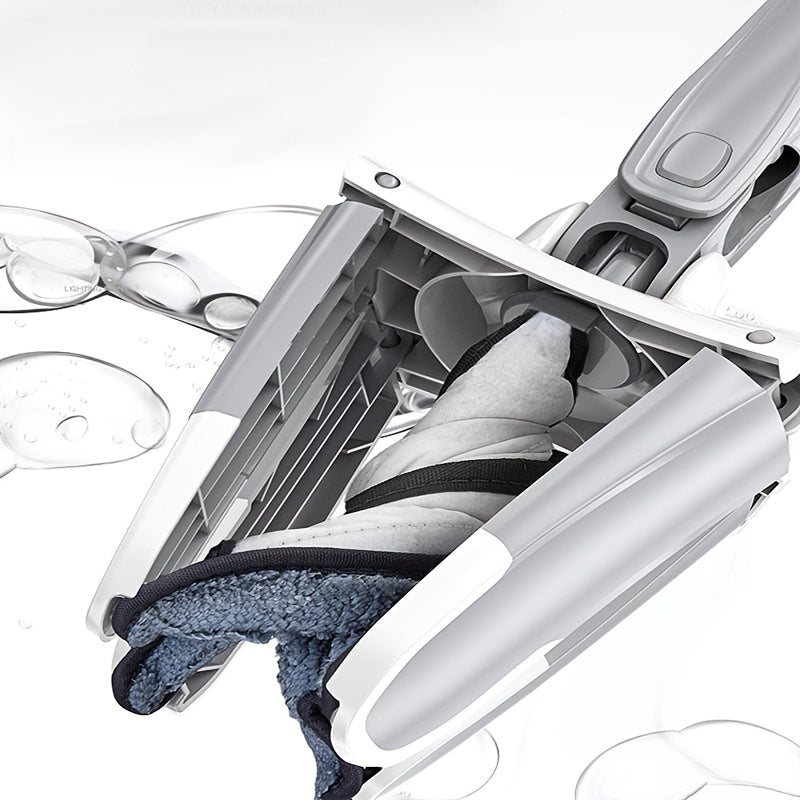 Ko'p funksiyali Kelebek Mop - Siqish uchun qo'l ishlatishga hojat yo'q, Quruq va nam yuzalarni oson tozalash, Uyda yoki ofisda tozalash uchun ajoyib, Mukammal uyga ko'chish sovg'asi